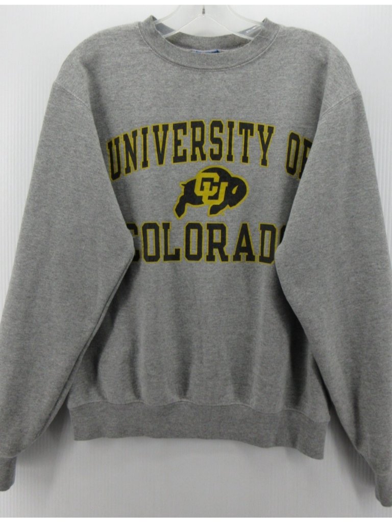 Vintage University Of Colorado Buffaloes Sweatshirt Small Champion Y2k
